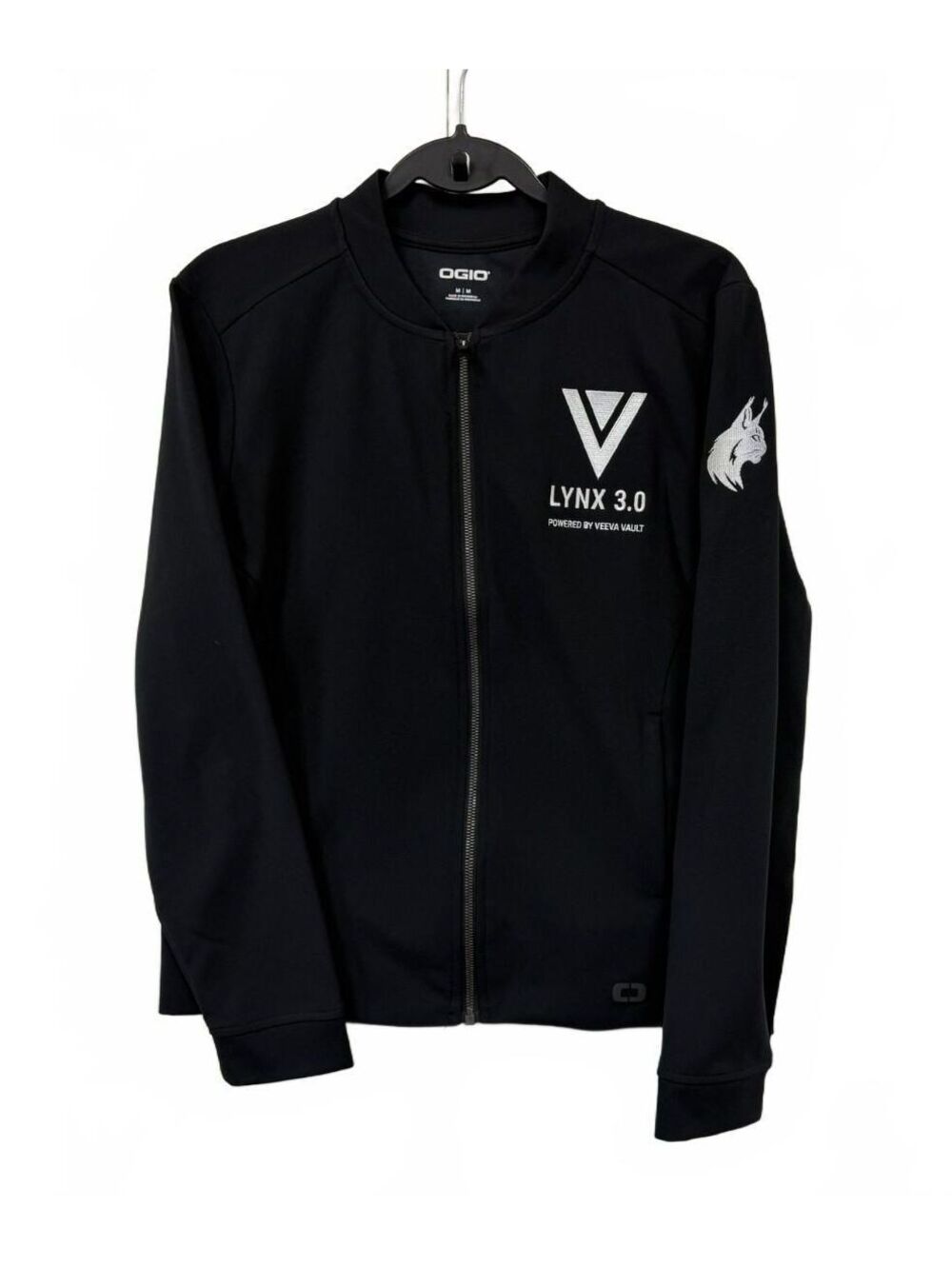 OGIO Lynx 3.0 Women’s Medium Black Full Zip Performance Jacket Veeam Vault
